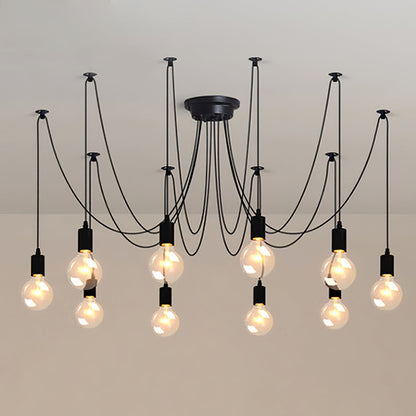 Matte Black Pendant Light — Industrial Statement