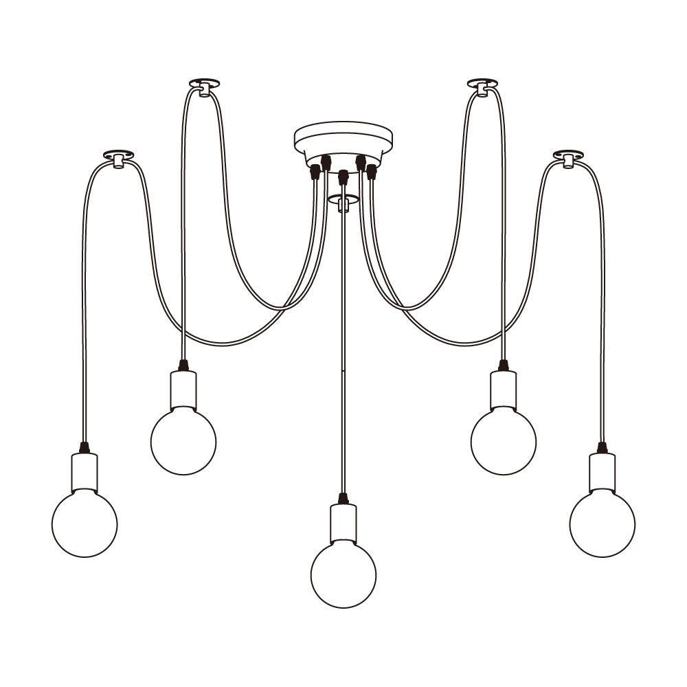 Matte Black Pendant Light — Industrial Statement