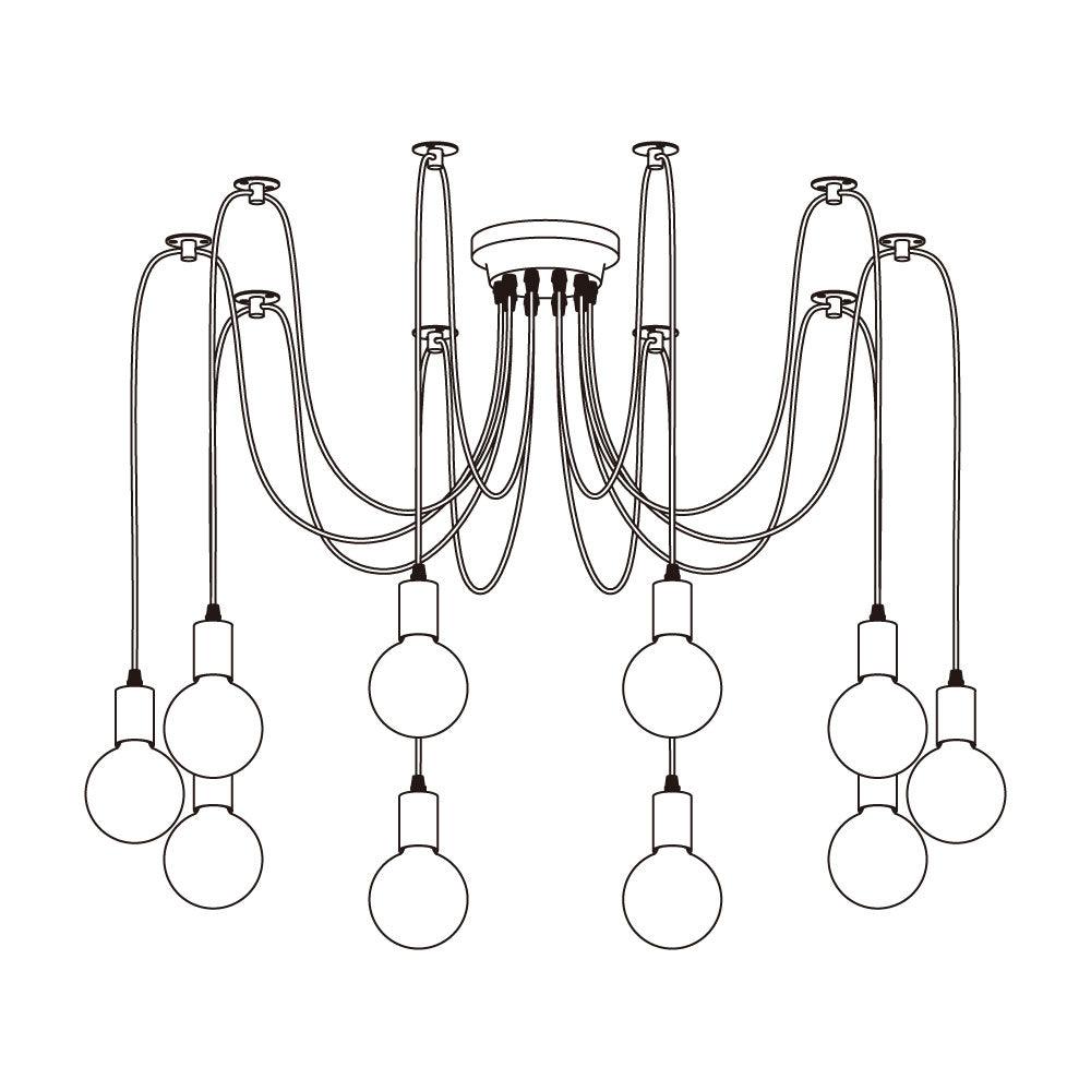 Matte Black Pendant Light — Industrial Statement