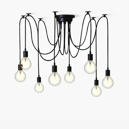 Matte Black Pendant Light — Industrial Statement