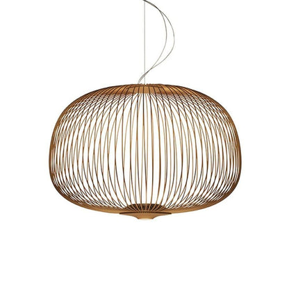 Wire Mesh Pendant Light — Sculptural Light Play