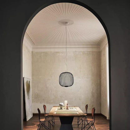 Wire Mesh Pendant Light — Sculptural Light Play - LumoTrot
