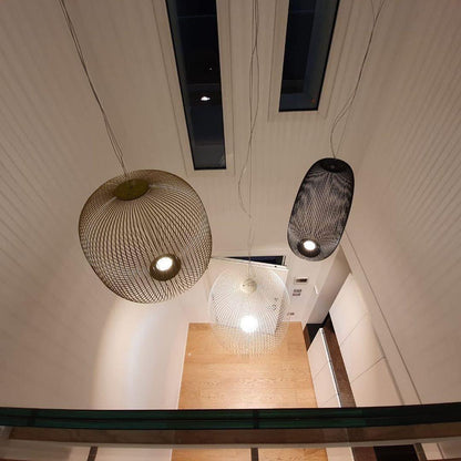 Wire Mesh Pendant Light — Sculptural Light Play - LumoTrot