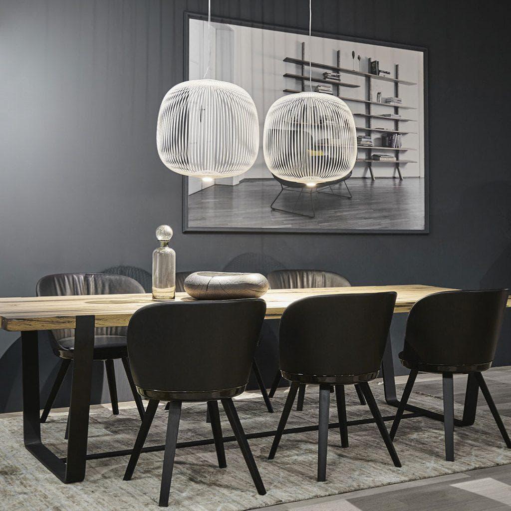 Scale and suspension of black wire mesh pendant lights