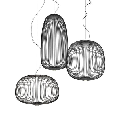Wire Mesh Pendant Light — Sculptural Light Play - LumoTrot