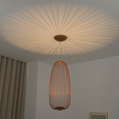 Wire Mesh Pendant Light — Sculptural Light Play