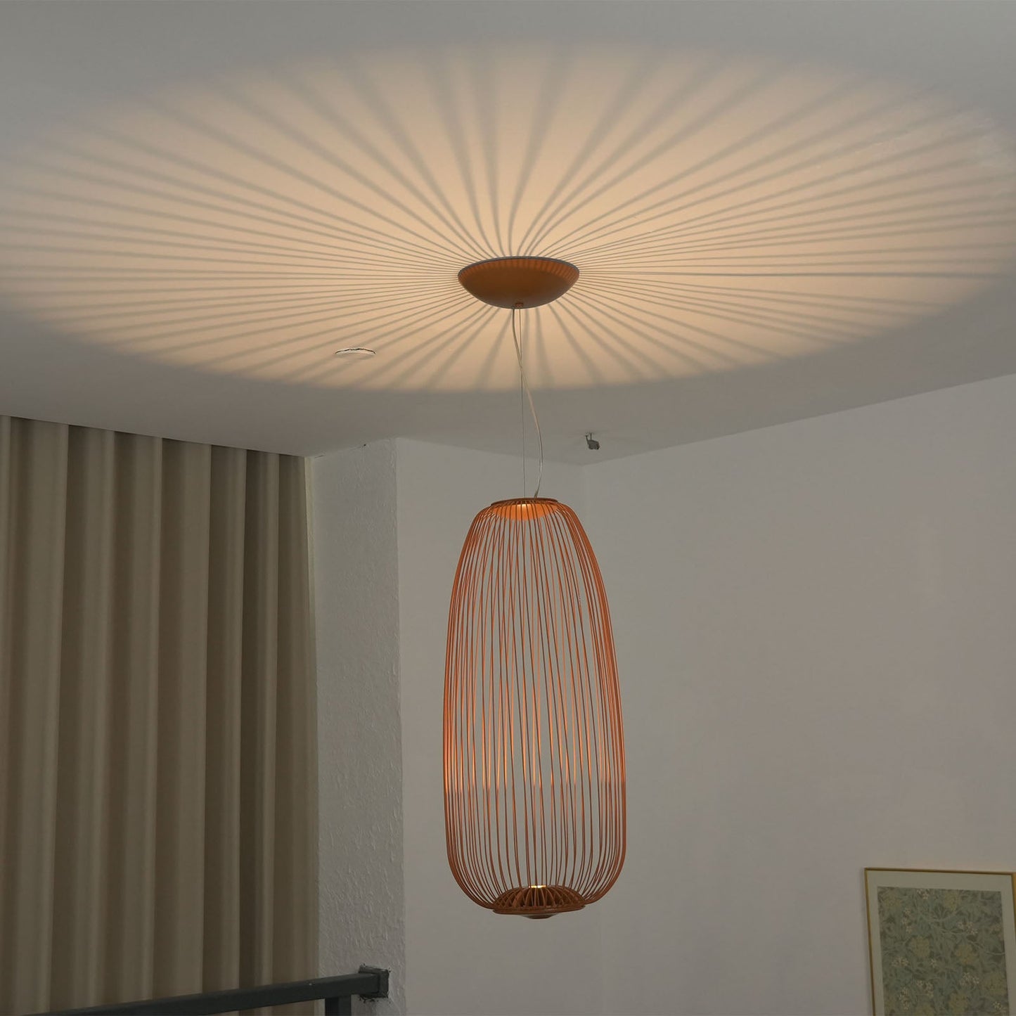 Wire Mesh Pendant Light — Sculptural Light Play