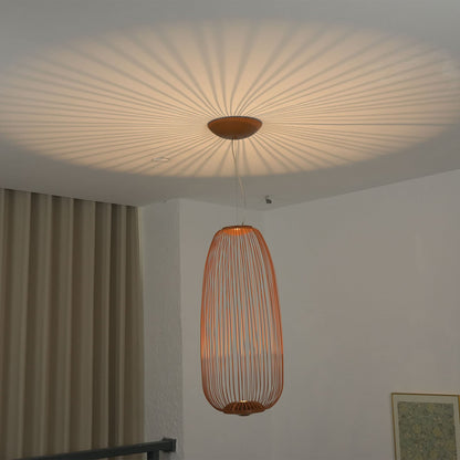 Wire Mesh Pendant Light — Sculptural Light Play