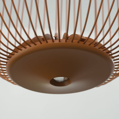Wire Mesh Pendant Light — Sculptural Light Play