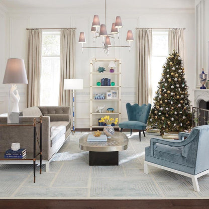 Fabric Shade Chandelier — Timeless Mid - Century Sophistication - LumoTrot