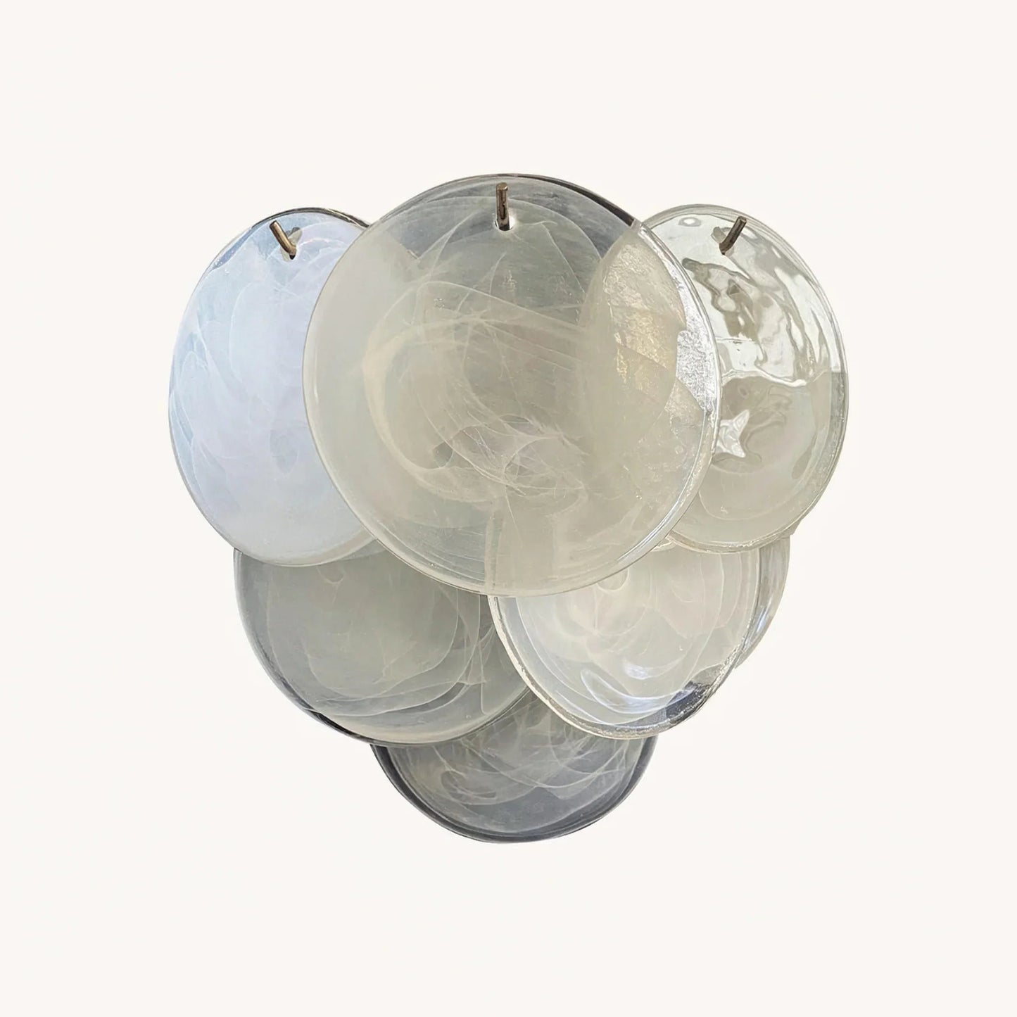Glass Disc Wall Sconce — Ethereal Entryway Glow