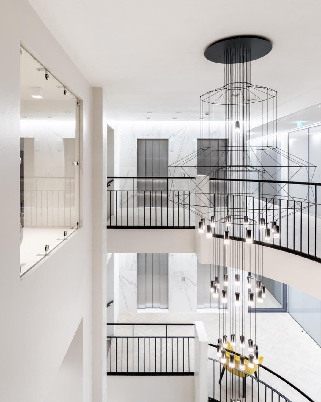 Geometric Wire Frame Chandelier — Modern Statement