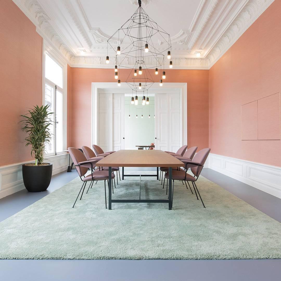 Geometric Wire Frame Chandelier — Modern Statement
