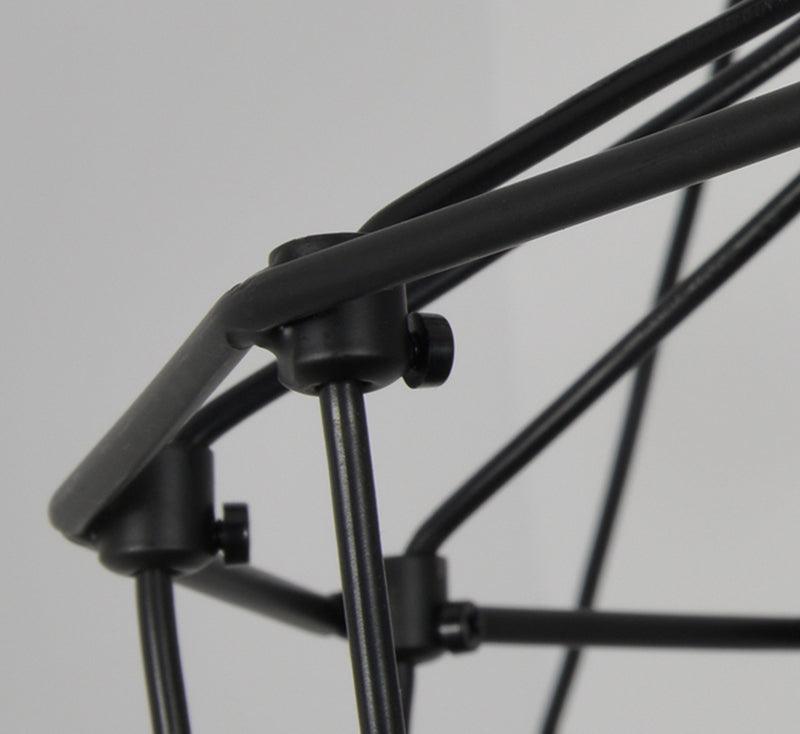 Geometric Wire Frame Chandelier — Modern Statement