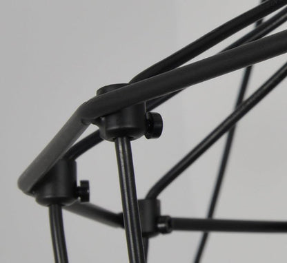 Geometric Wire Frame Chandelier — Modern Statement