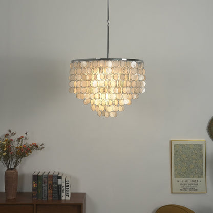 Capiz Shell Pendant Light — Coastal Luminescence - LumoTrot