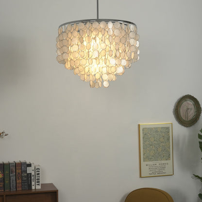 Capiz Shell Pendant Light — Coastal Luminescence - LumoTrot