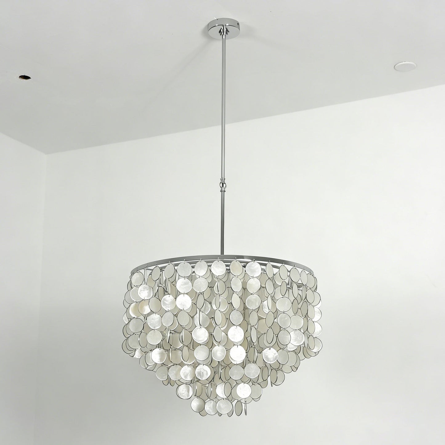 Capiz Shell Pendant Light — Coastal Luminescence - LumoTrot