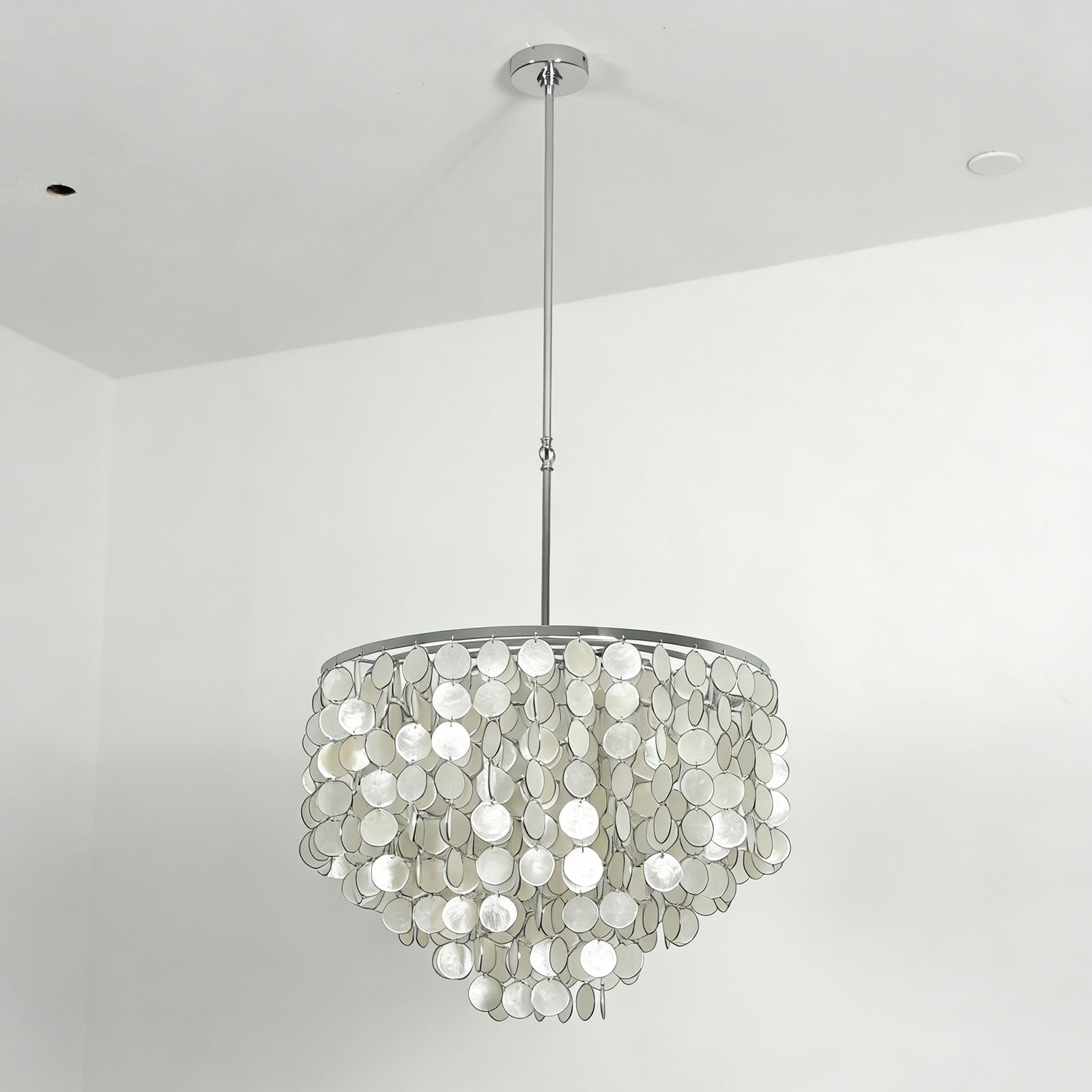 Capiz Shell Pendant Light — Coastal Luminescence - LumoTrot