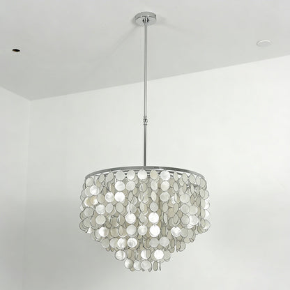Capiz Shell Pendant Light — Coastal Luminescence - LumoTrot