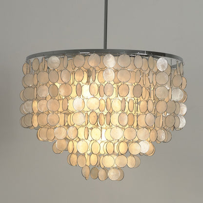 Capiz Shell Pendant Light — Coastal Luminescence - LumoTrot