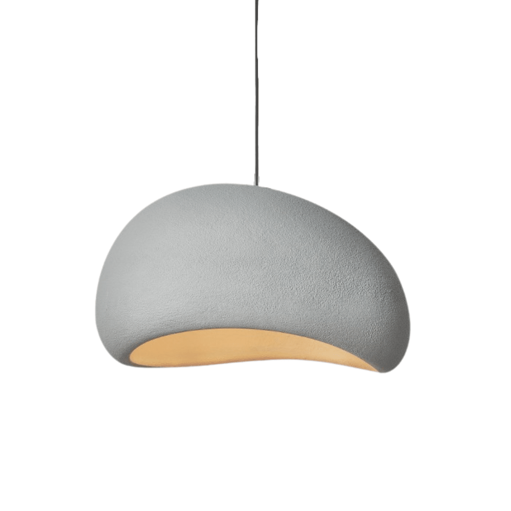 Textured Polymer Pendant Light — Organic Ambiance