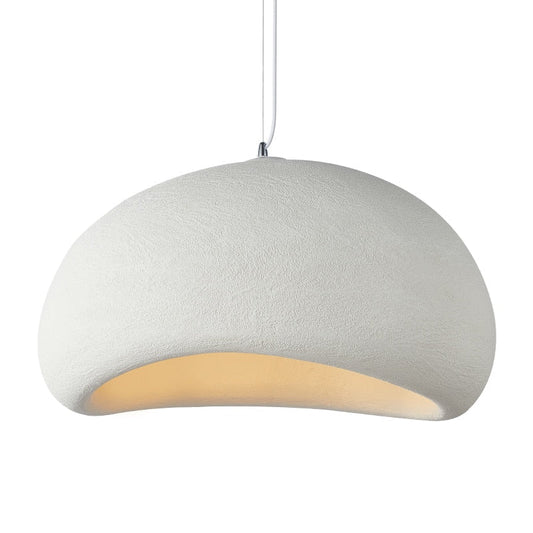 Textured Polymer Pendant Light — Organic Ambiance