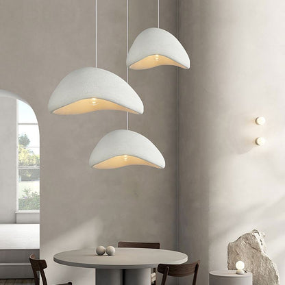 Textured Polymer Pendant Light — Organic Ambiance