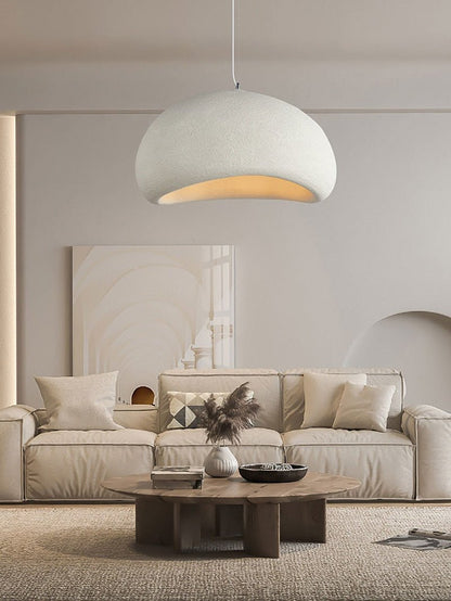 Textured Polymer Pendant Light — Organic Ambiance