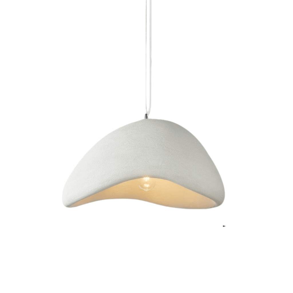 Textured Polymer Pendant Light — Organic Ambiance