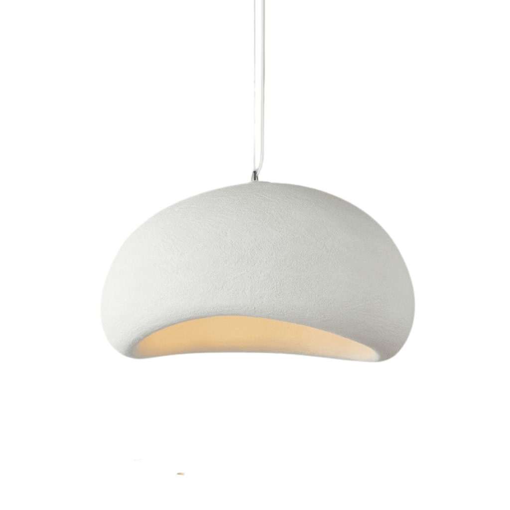 Textured Polymer Pendant Light — Organic Ambiance