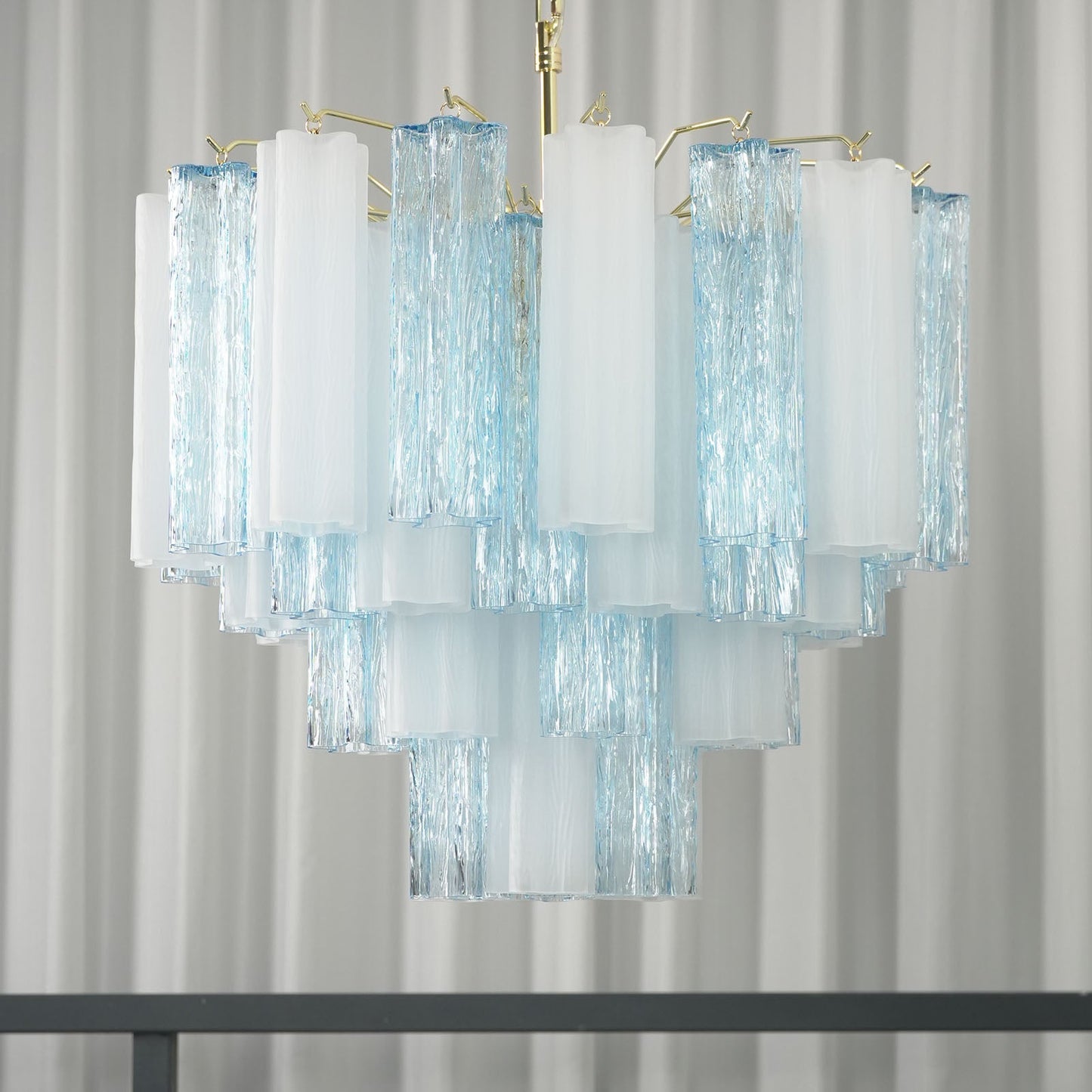 Glass Tube Chandelier — Ethereal Ambiance