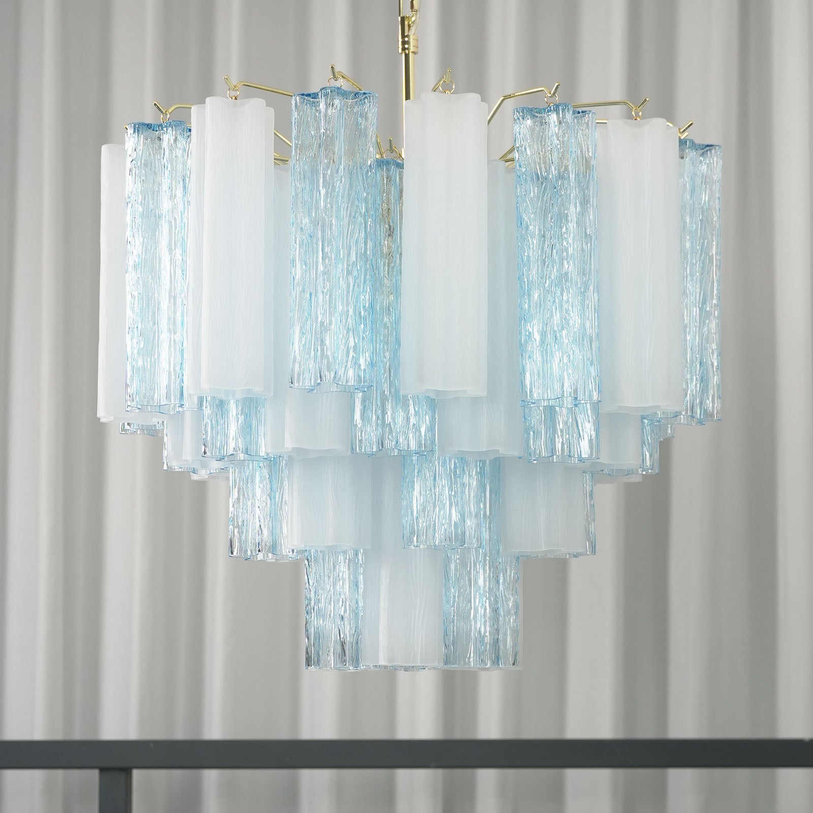 Glass Tube Chandelier — Ethereal Ambiance