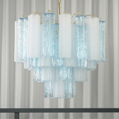 Glass Tube Chandelier — Ethereal Ambiance