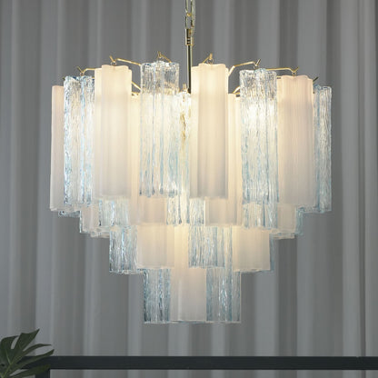 Glass Tube Chandelier — Ethereal Ambiance
