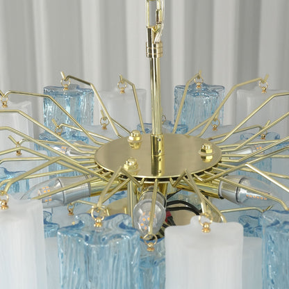 Glass Tube Chandelier — Ethereal Ambiance