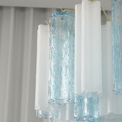 Glass Tube Chandelier — Ethereal Ambiance