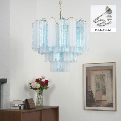 Glass Tube Chandelier — Ethereal Ambiance